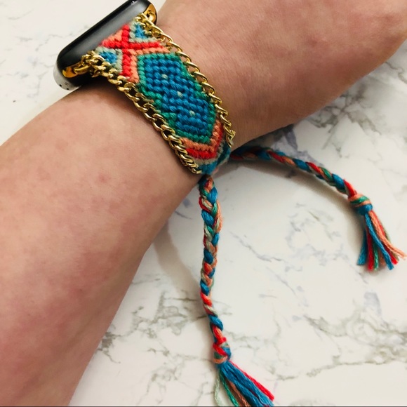 {ESTELLE} chain link braid Apple iwatch strap band - Picture 3 of 8